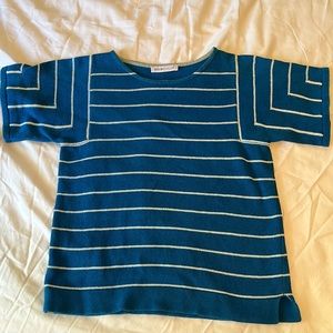 Striped Sweater top - sz small/medium